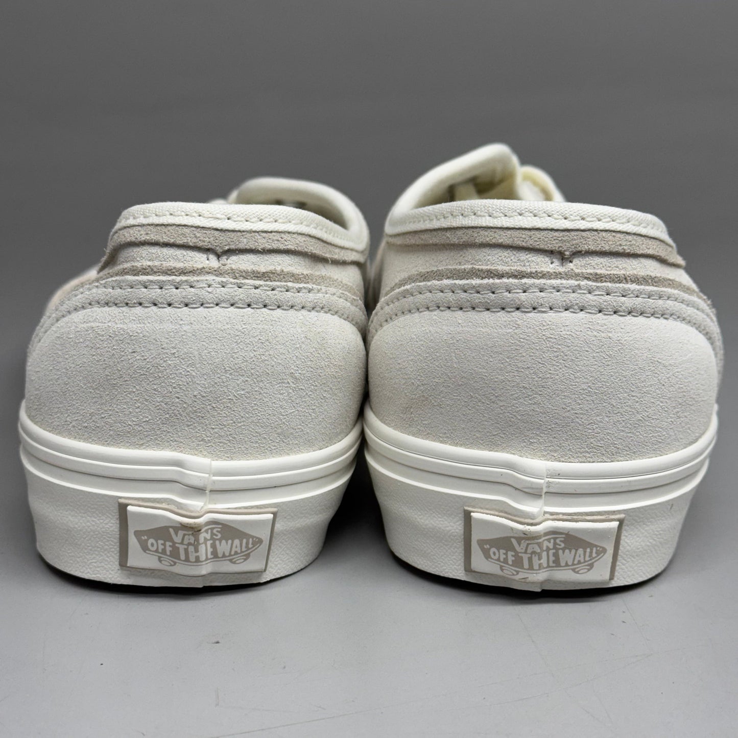 VANS Authentic Sliver Sneakers Shoes Women's Sz 8.5 White/White VN000D6DWWW