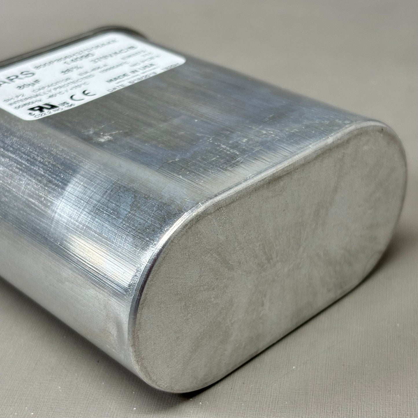 MARS Motor Run Capacitor 80MFD Oval 370 VAC Single Capacitance Made in USA 14090