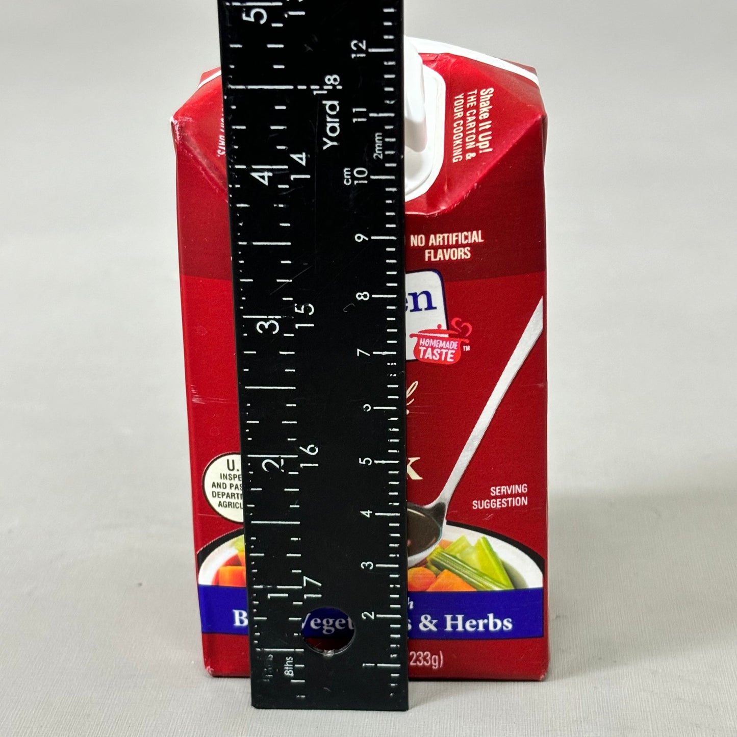 KITCHEN BASICS (12 PACK) Original Beef Stock 50% Less Sodium 8.25fl oz BB 02/26