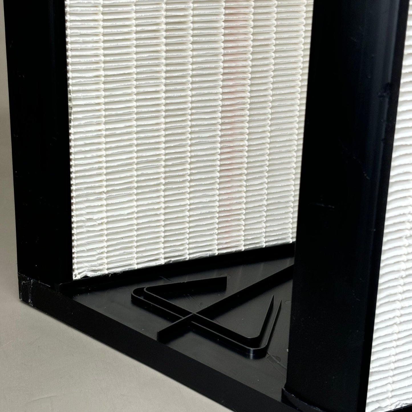 GRAINGER V Bank Air Filter Fiberglass Plastic Downstream Face 24x24x12 33E916