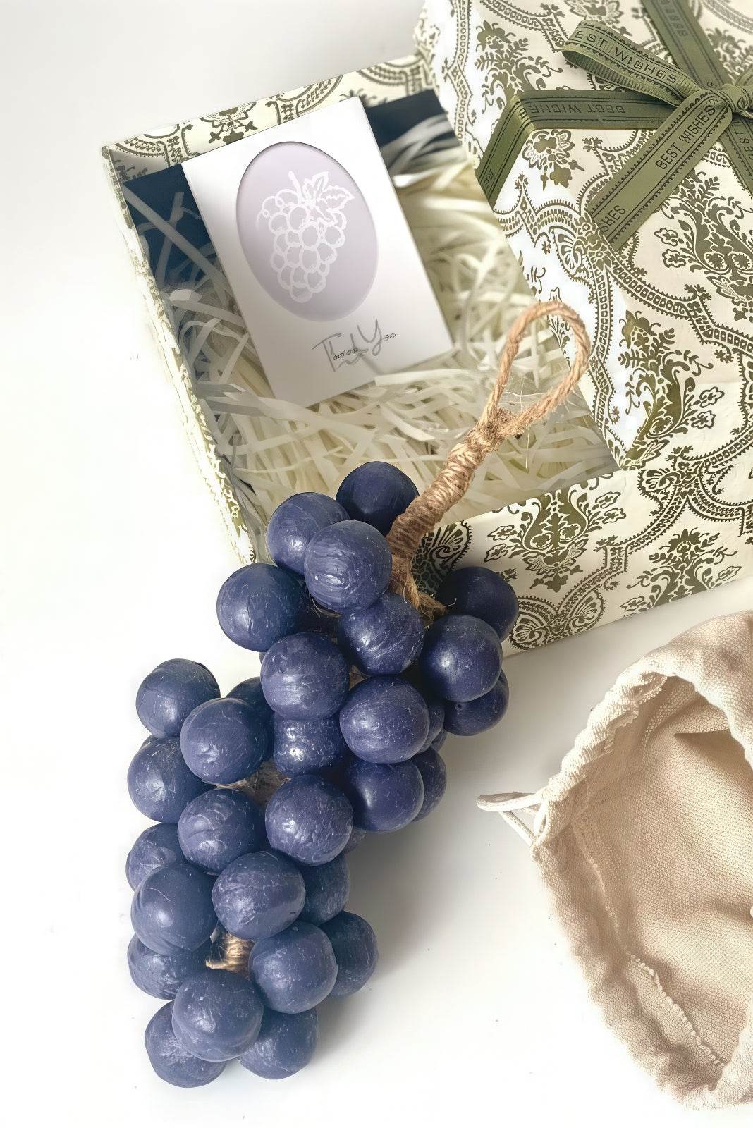 Grape Cluster Shaped Soap - Handmade Bath Bar