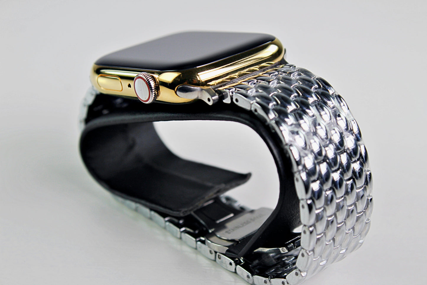 Apple Watch Series 8 (2022) GPS/Cellular A2774  - 45mm Stainless Steel - Custom 24K Gold Finish