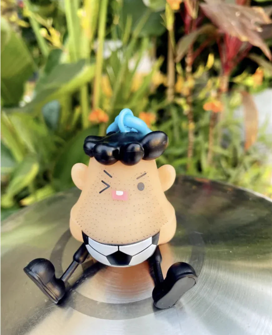 Stress Relief Squeeze Toy - Funny Venting Fidget Ball Keychain