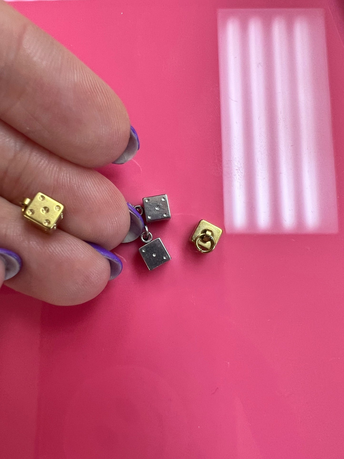 Dice Charm Titanium