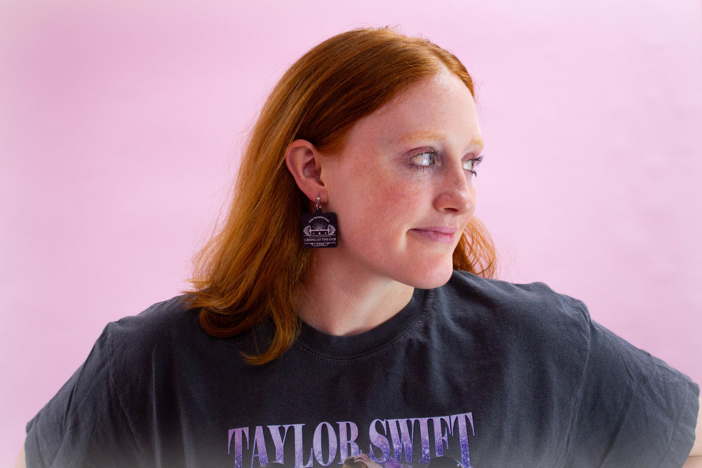 "Down Bad Crying at the Gym" Earrings