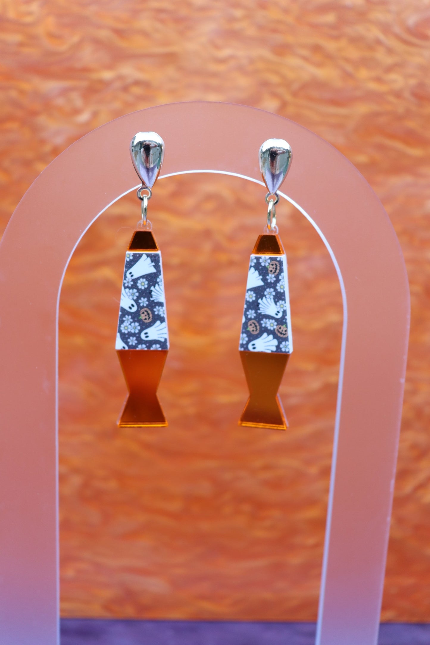 Lava Lamp Earrings