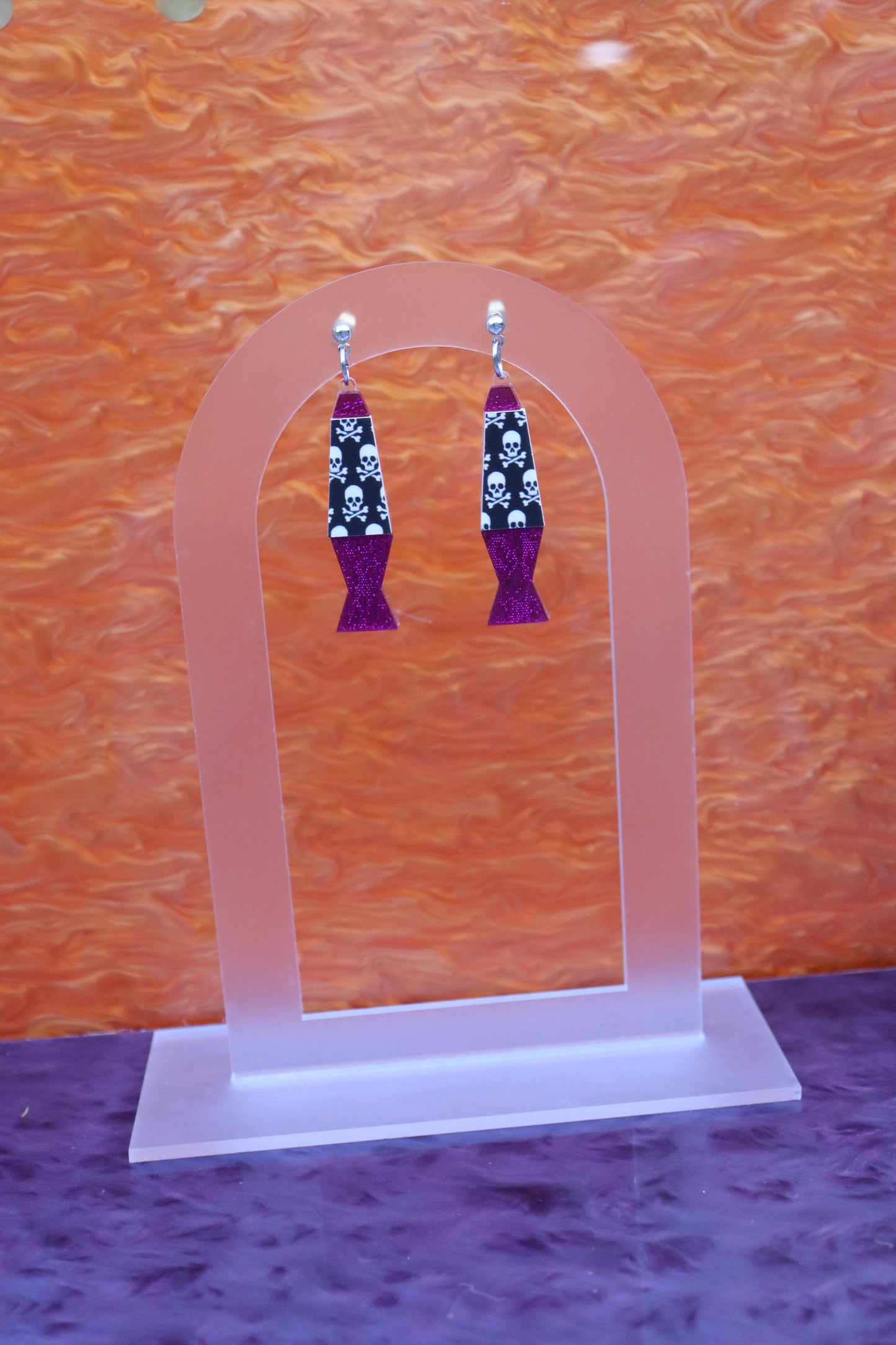Lava Lamp Earrings