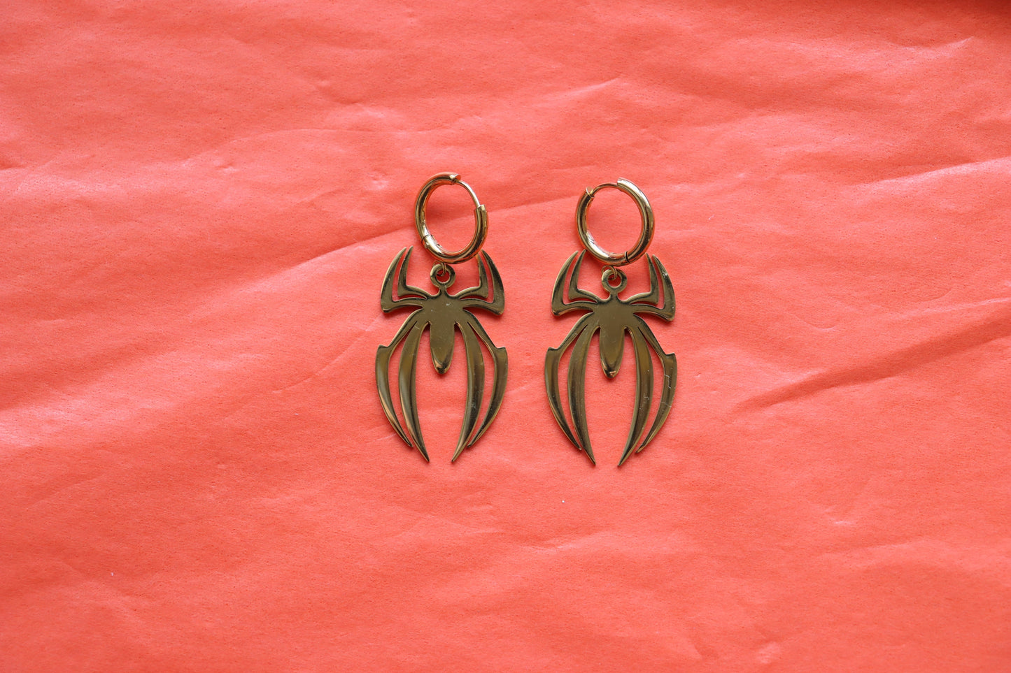 "Wicked Awesome" Spider Titanium Earrings