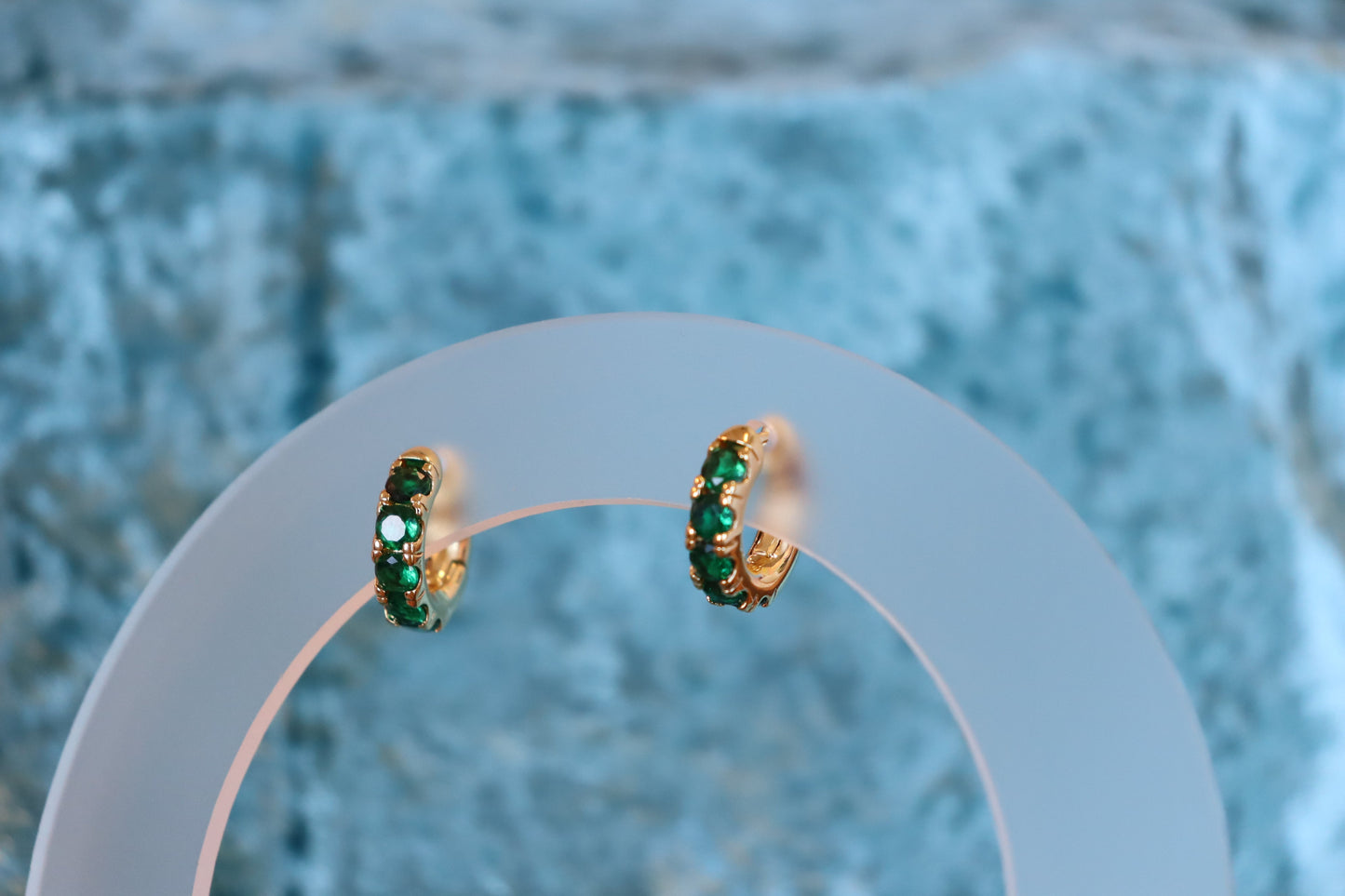 The Kate Green Gem Hoops