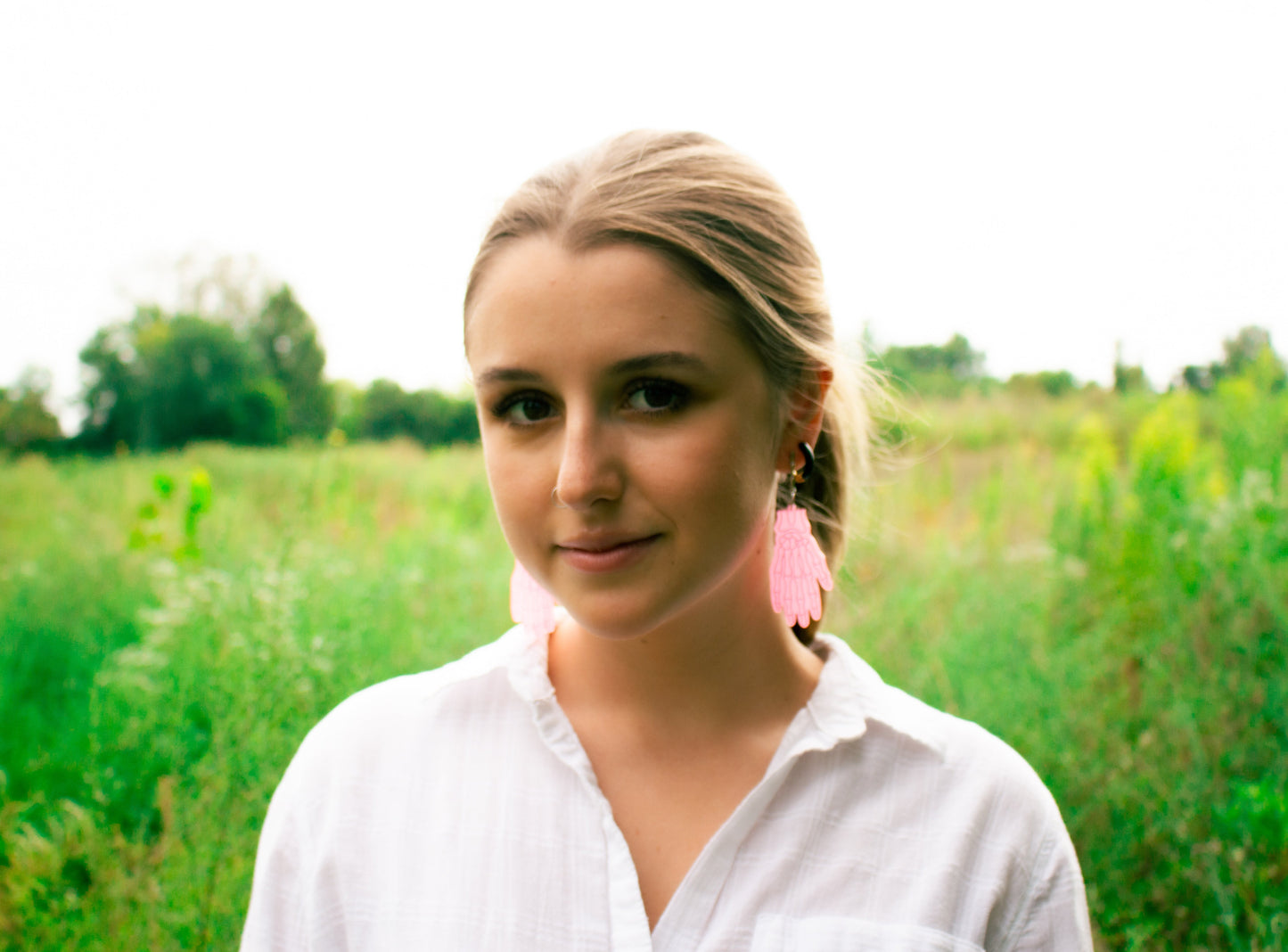 Glow-In-The-Dark Lazy Bones Earrings