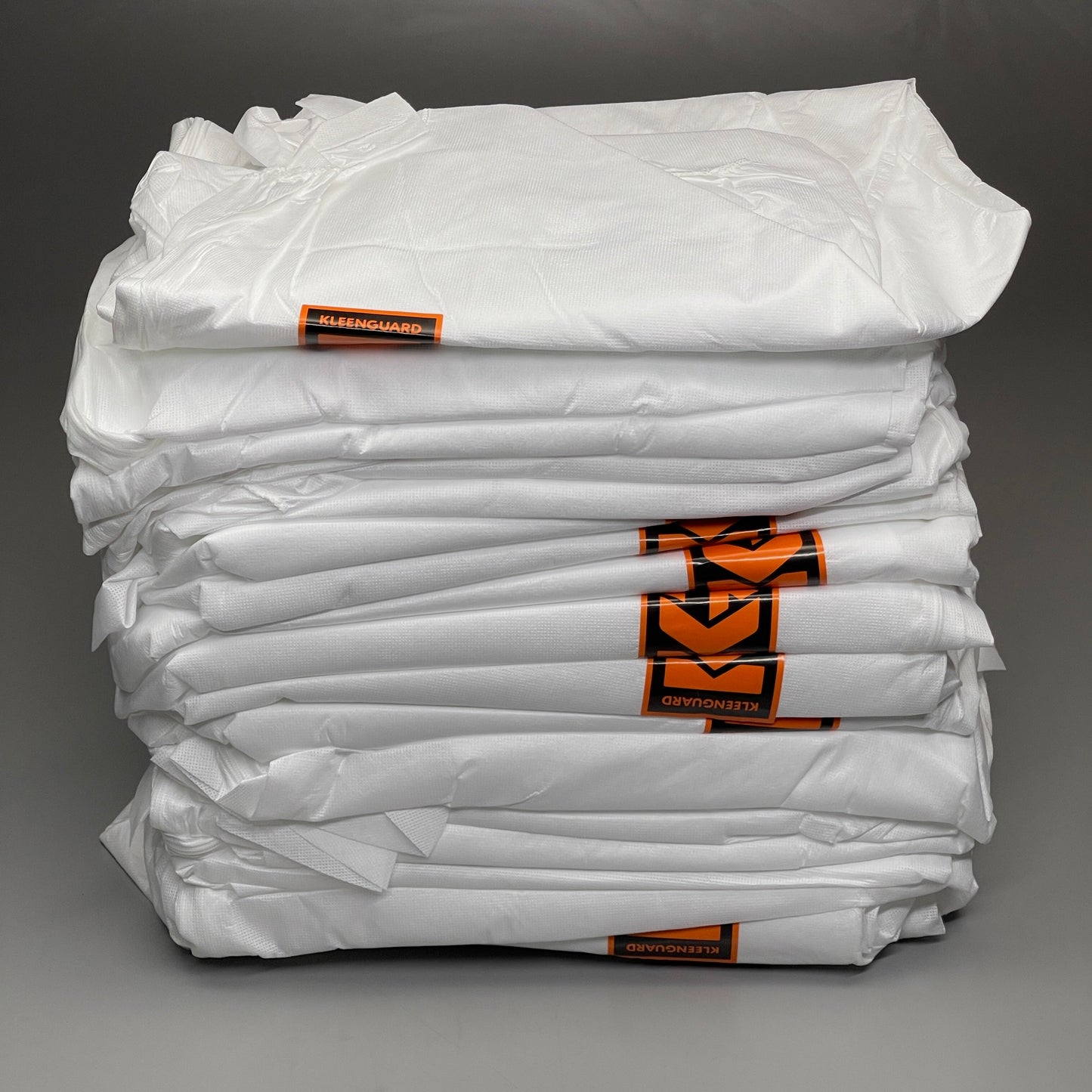 KLEENGUARD Box Of 24 A20 Coveralls Protective Clothing Zip Front Elastic XL White 49104(02) (New)
