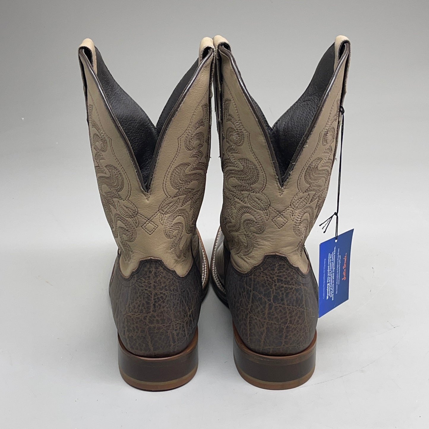 Tony Lama Jingle Bob Brown Print Style #TL3021 Men's Size 10 EE