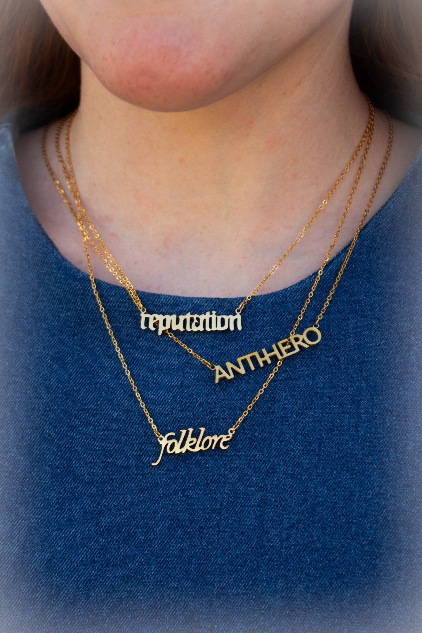 Silver Taylor Stainless Steel Necklace