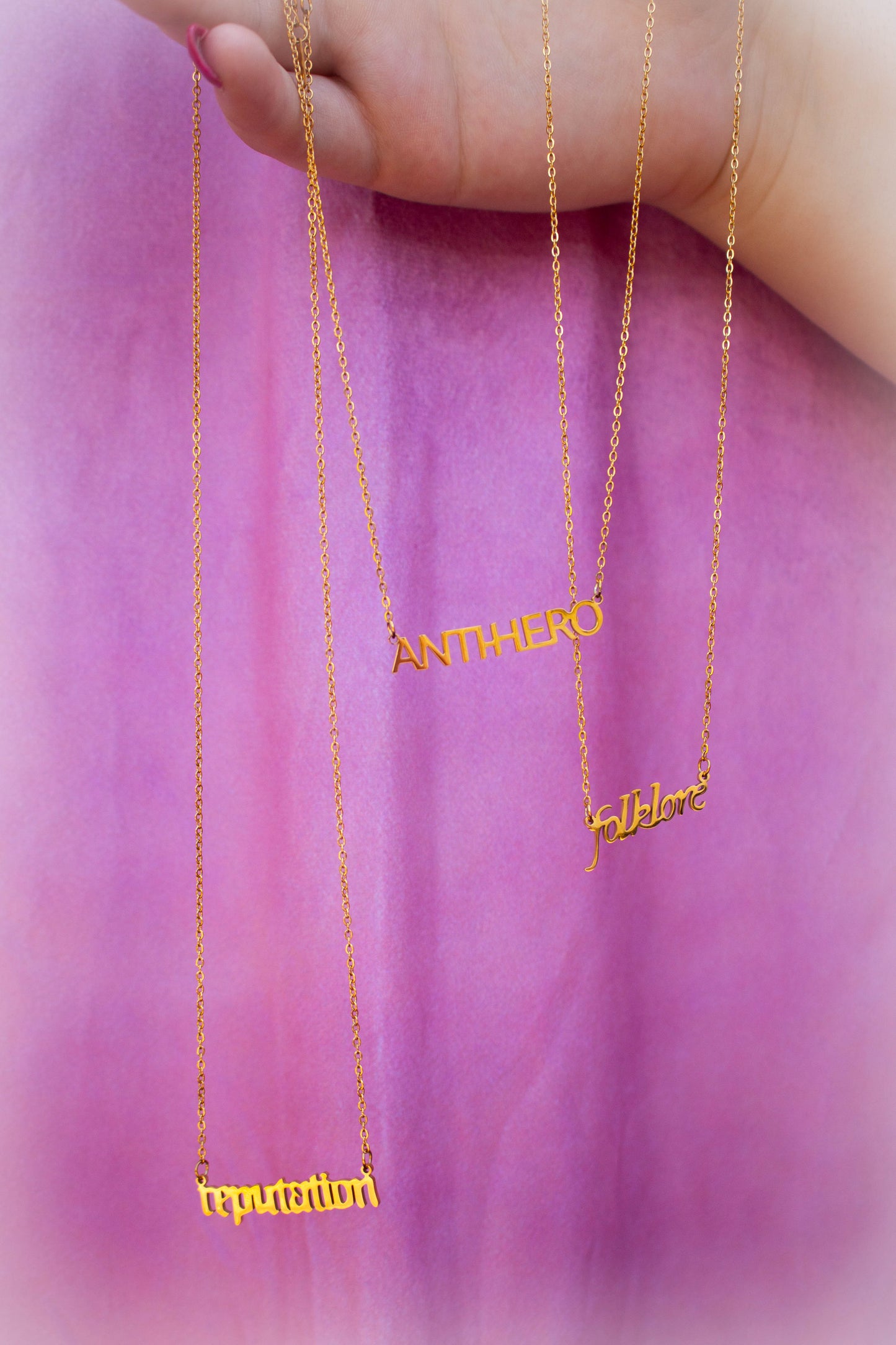 Silver Taylor Stainless Steel Necklace