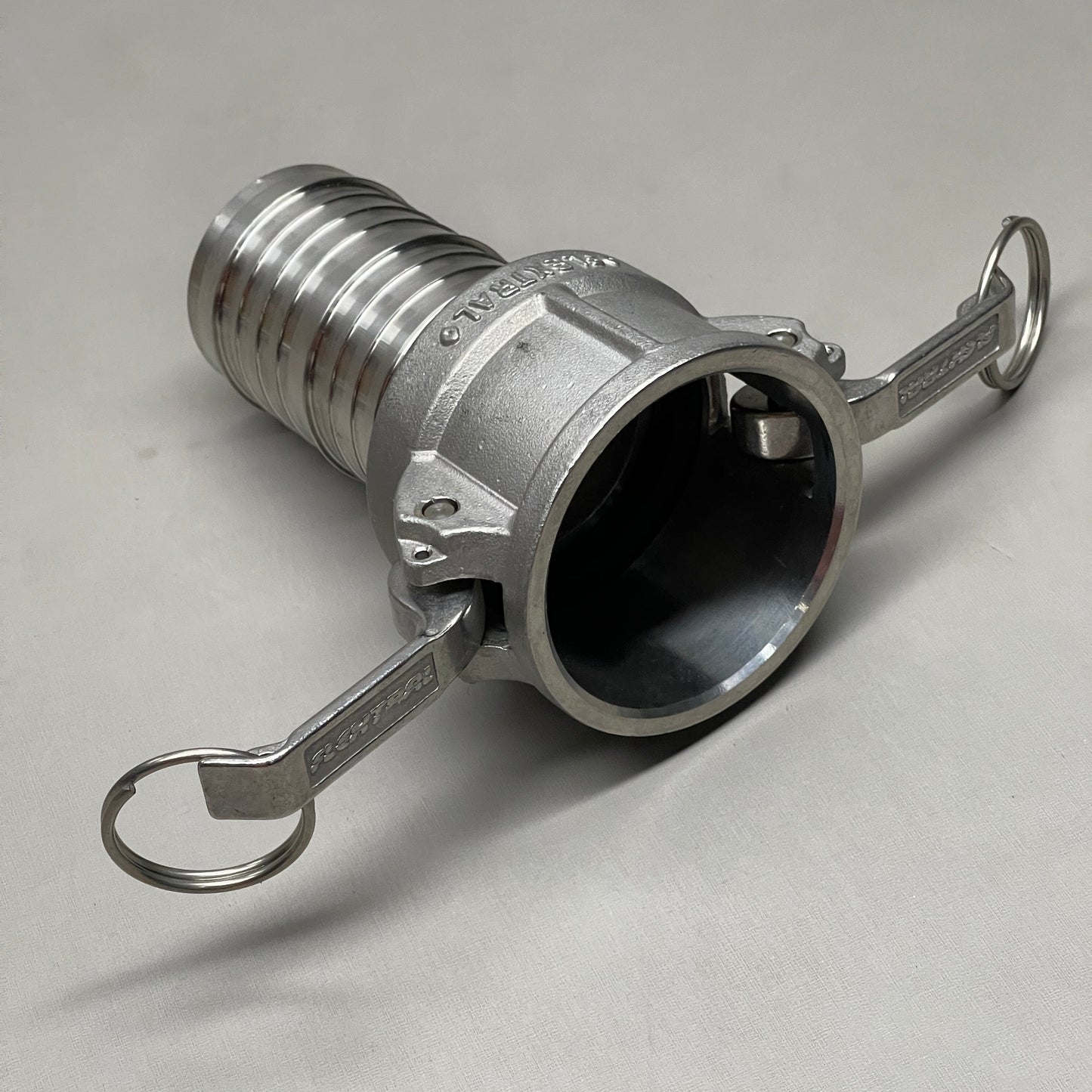 FLEXTRAL Cam & Groove Coupling Lock-On Thread Stainless 2.5" ID F X 1.75" ID M X 5.5" L C200-X (New)