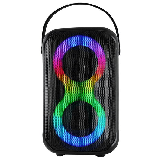 IQ Sound Karaoke Kraze 2x 4-Inch Portable Bluetooth Speaker