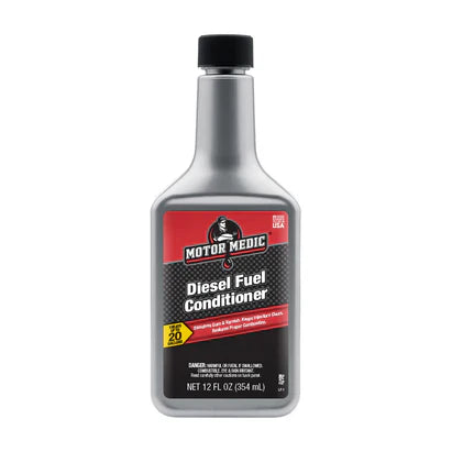 MOTOR MEDIC (12 PACK) Diesel Fuel Conditioner Gunk 12 oz (Treats 20 gal) Grey M2412