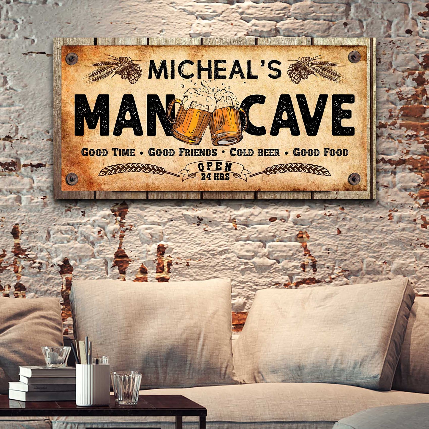 Man Cave Sign IV