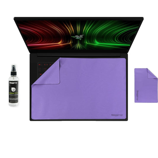 14" Laptop Screen Protector Keyboard Cover Microfiber & Cleaning Kit UnderWare Pac