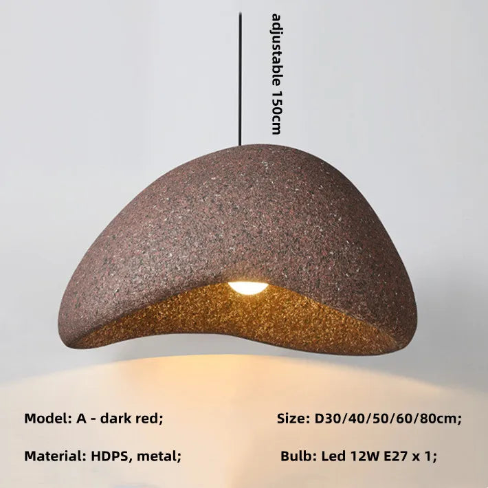 Minimalist Nordic Wabi-Sabi E27 LED Chandelier - Illuminate Your Living Room with Subtle Elegance