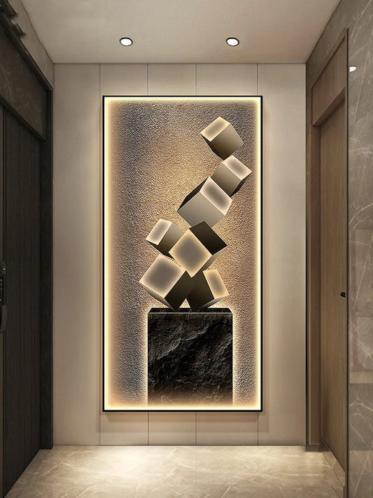 Dlight Decor Crystal Wall Art Glow Lamp for Interiors