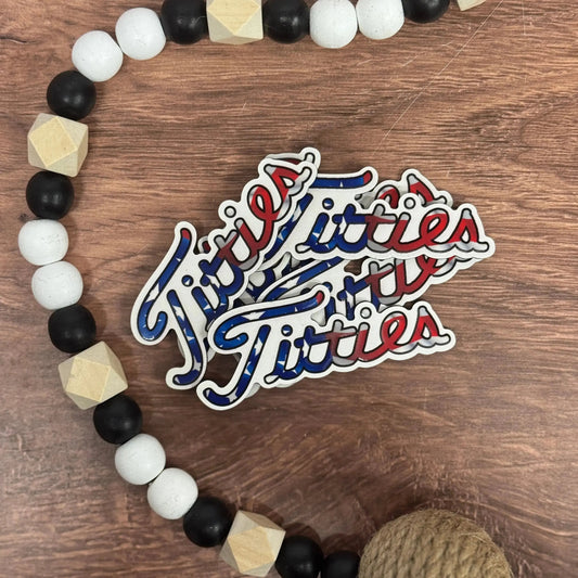 Title-ish T's USA | UV Printed Leather Hat Patch