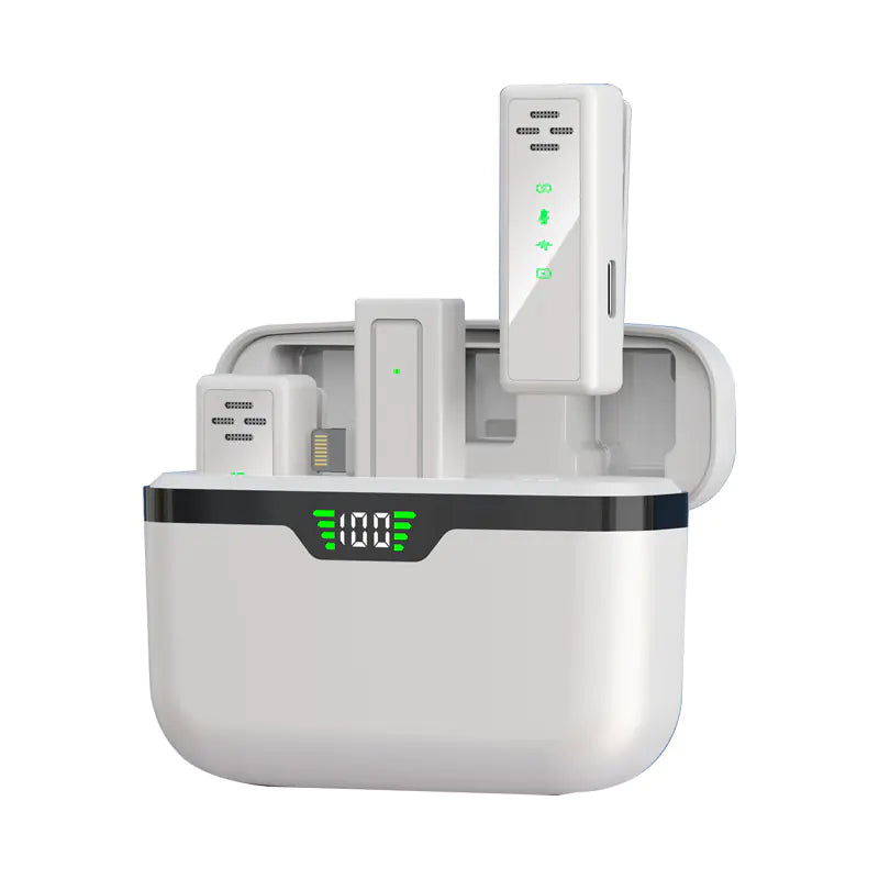 Wireless Clip-On Microphone with Noise Reduction