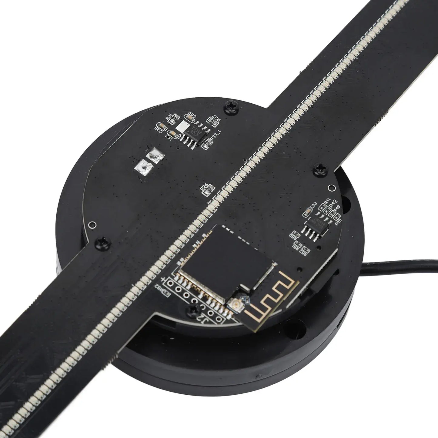 3D Hologram Fan Display - 224 LED Holographic Projector for Advertising