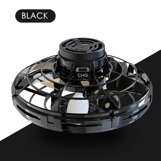 Flying UFO Spinner Toy - Magic Hand-Controlled Drone Ball with LED Lights