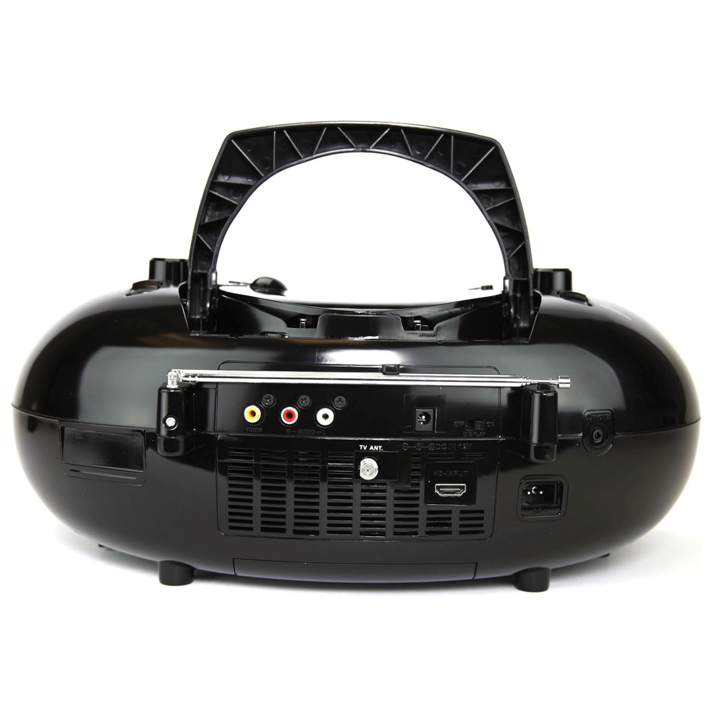Emerson 7" Bluetooth DVD Boombox w AMFM Radio, Stereo Speakers & Multi-Media
