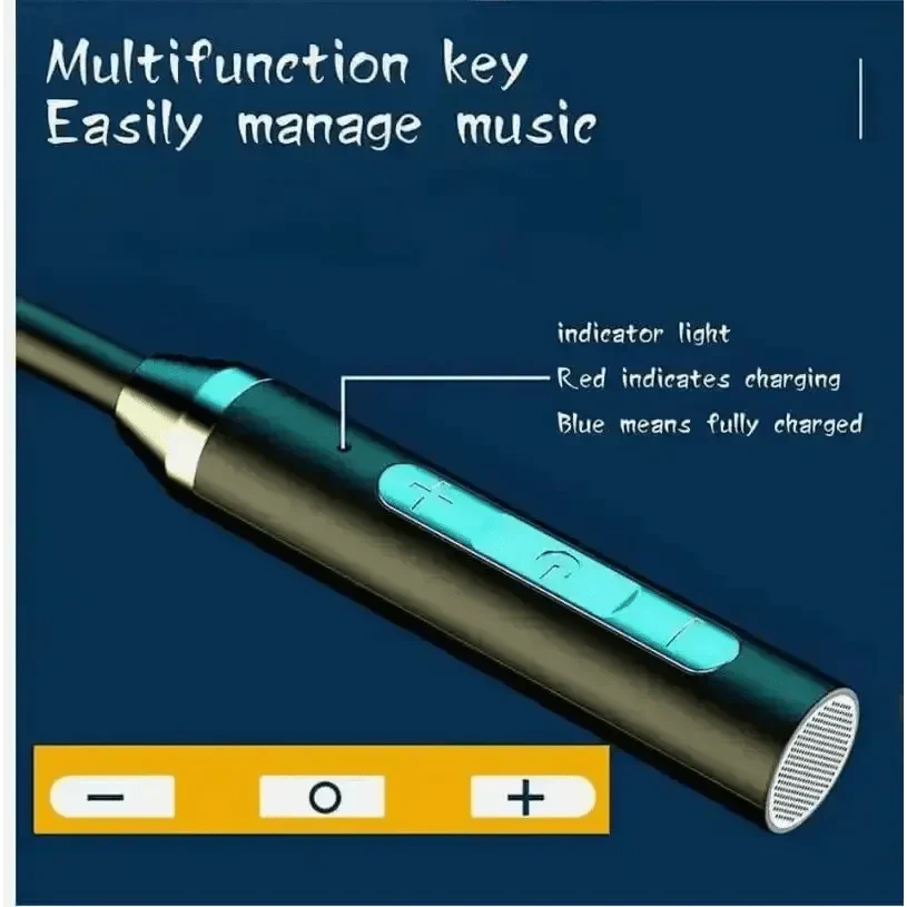 Black Magnetic Wireless Earphones J01 - Bluetooth Samsung Wireless Earphones Portable
