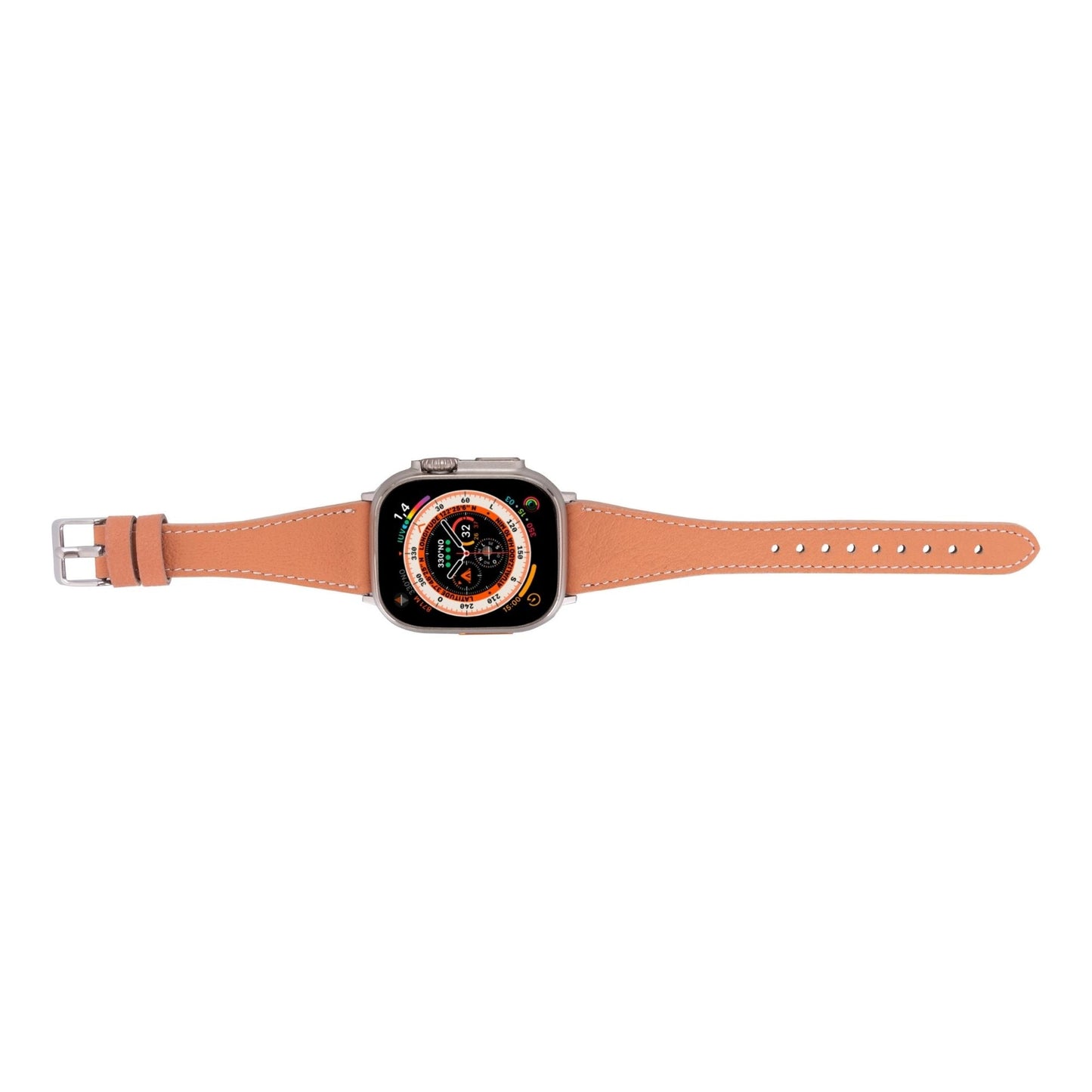 Buford Slim Leather Bands for Apple Watch 9, Ultra 2 & SE