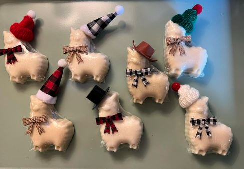 Decorative Alpaca Goat Milk Soap Figures
