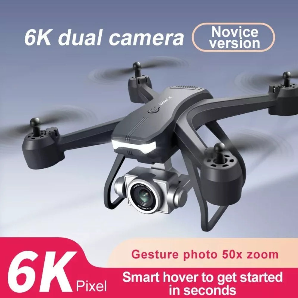 4DRC V14 Professional Drone 6K HD Dual Camera Wifi FPV Portable RC Quadcopter 2 BATTERY,Drones Suitable For Adults & Beginners.Logistics Is Randomly Sent By UPS,USPS,Self-pickup.