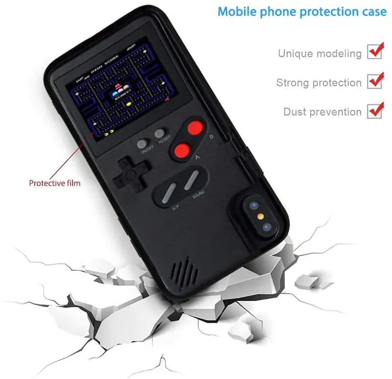 iPhone Gameboy Case - Retro Gaming Phone Case with Playable Games