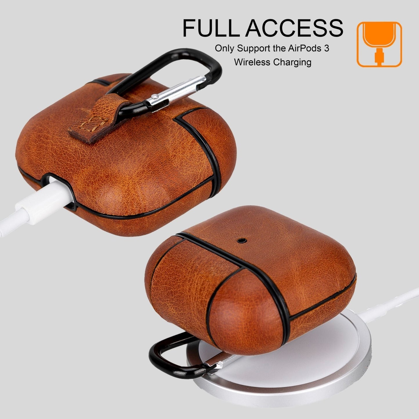 Gillette Leather Case for AirPods 3