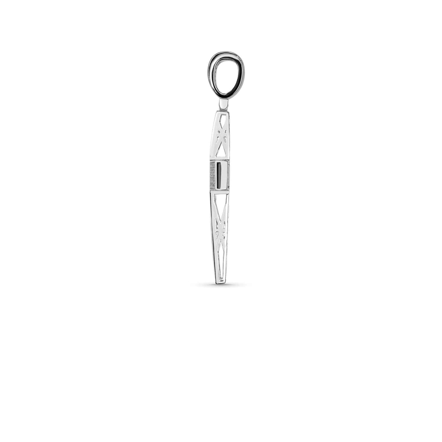 Moissanite Cross Pendant Real 925 Sterling Silver