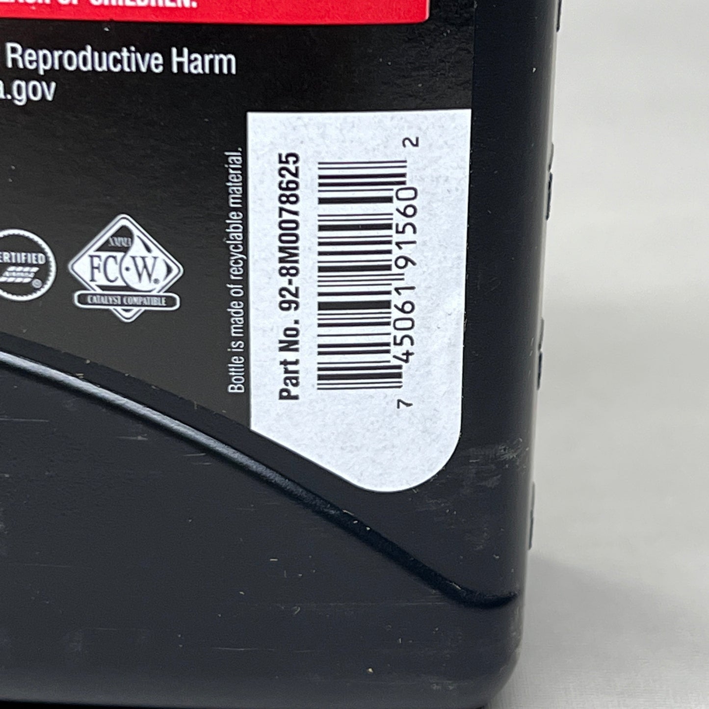 MERCURY (6 PACK) 4-Stroke Marine Engine Oil Sz 32 fl oz 10w-30 92-8M0078625