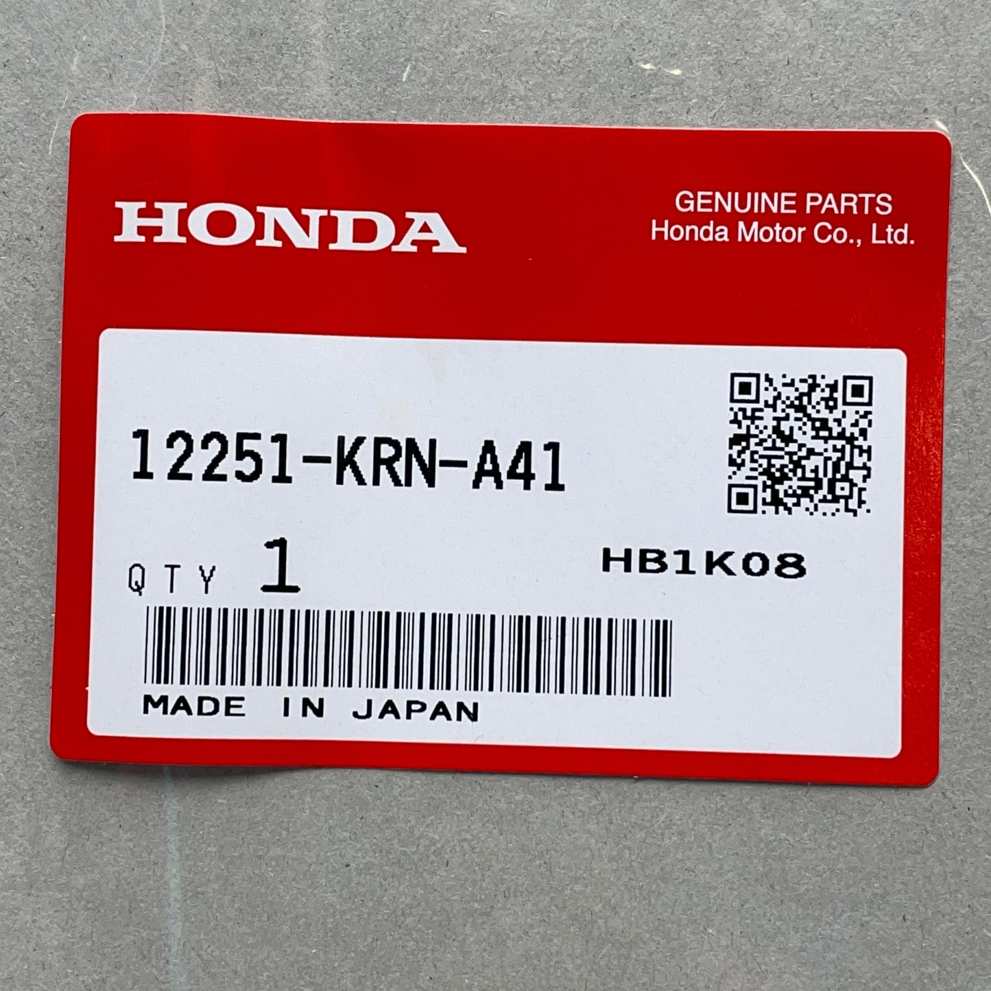HONDA Cylinder Head Gasket CRF250R Off Road 12251-KRN-A41 OEM (New)