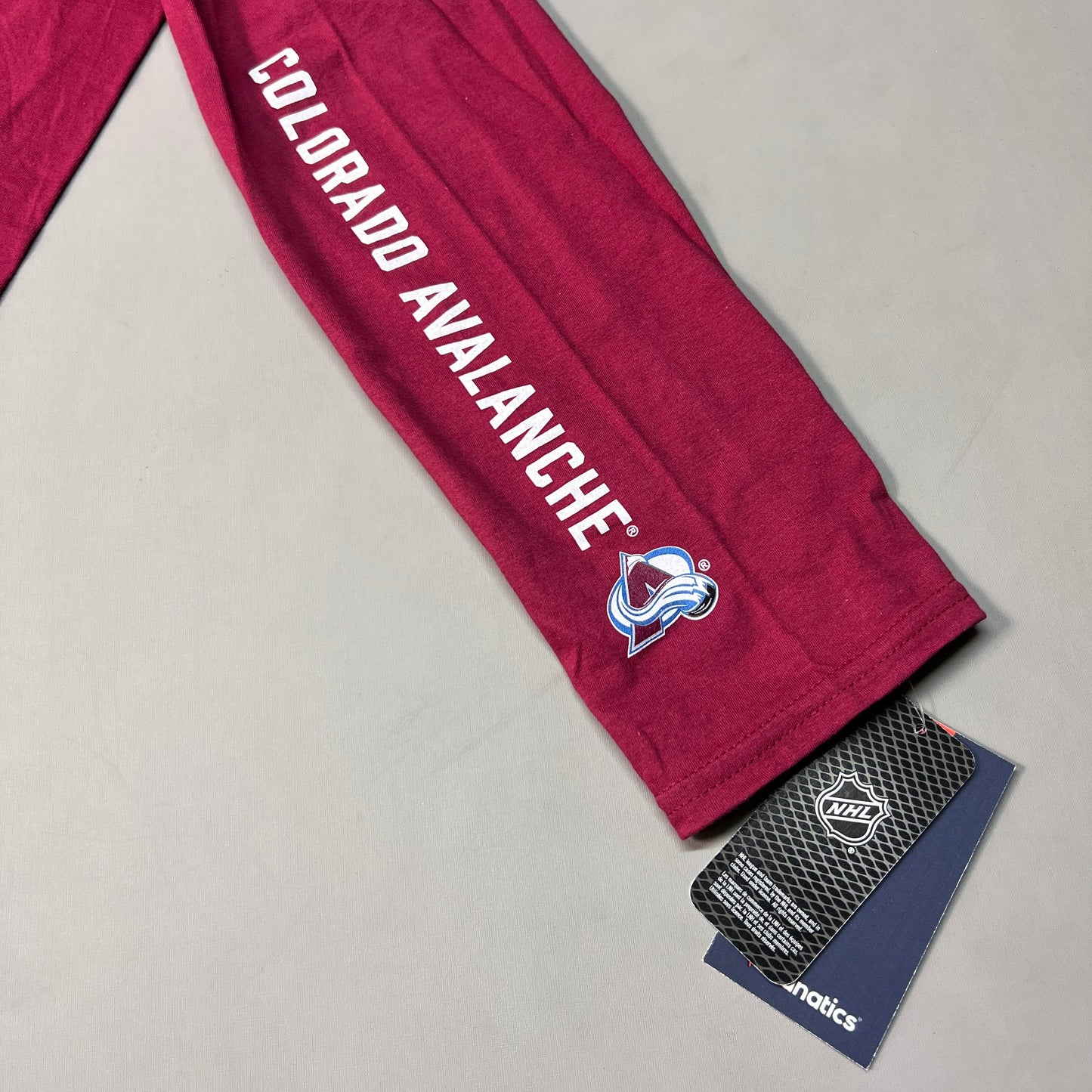 FANATICS 2022 Stanley Cup Champions Colorado Avalanche Long Sleeve T-shirt Sz S Burgundy 058N SC Champs (New)