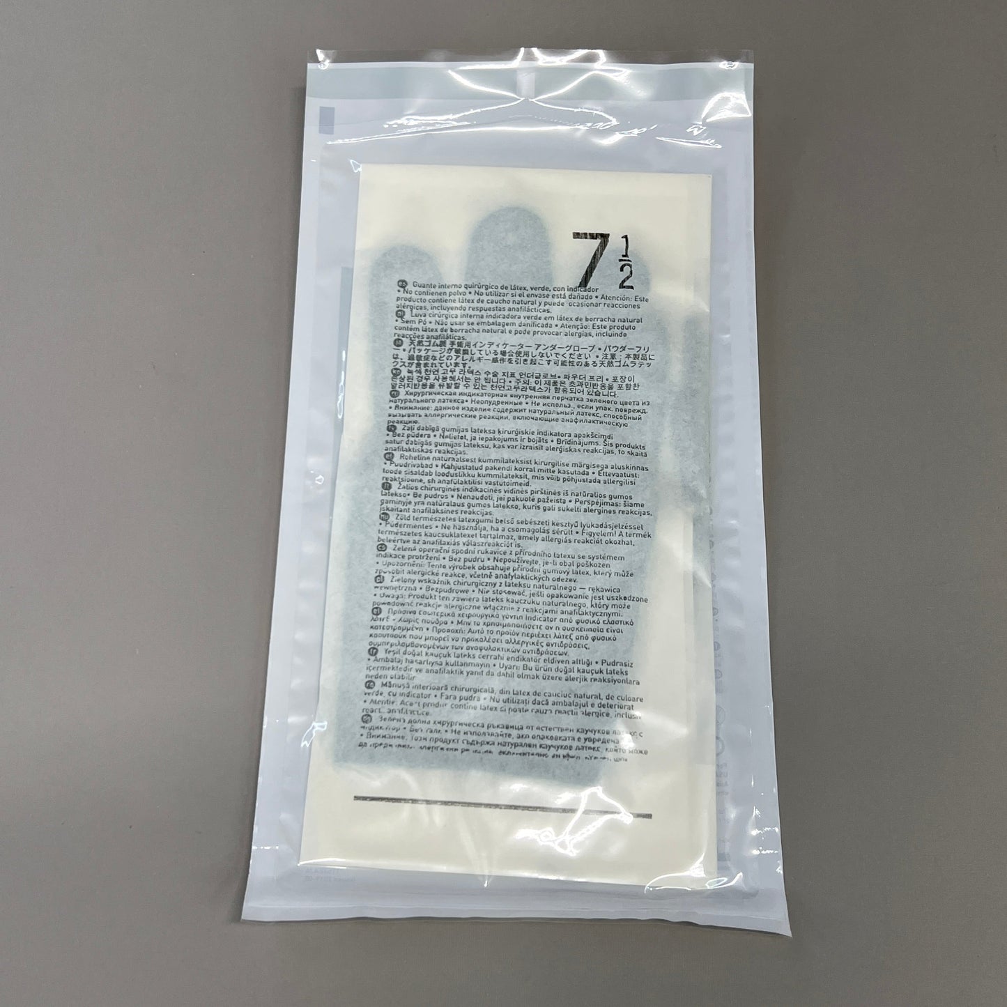 MOLNLYCKE Biogel M Latex Surgical Gloves Enhanced Grip SZ 7.5 Straw Yellow 50 Pairs 30575 (New)