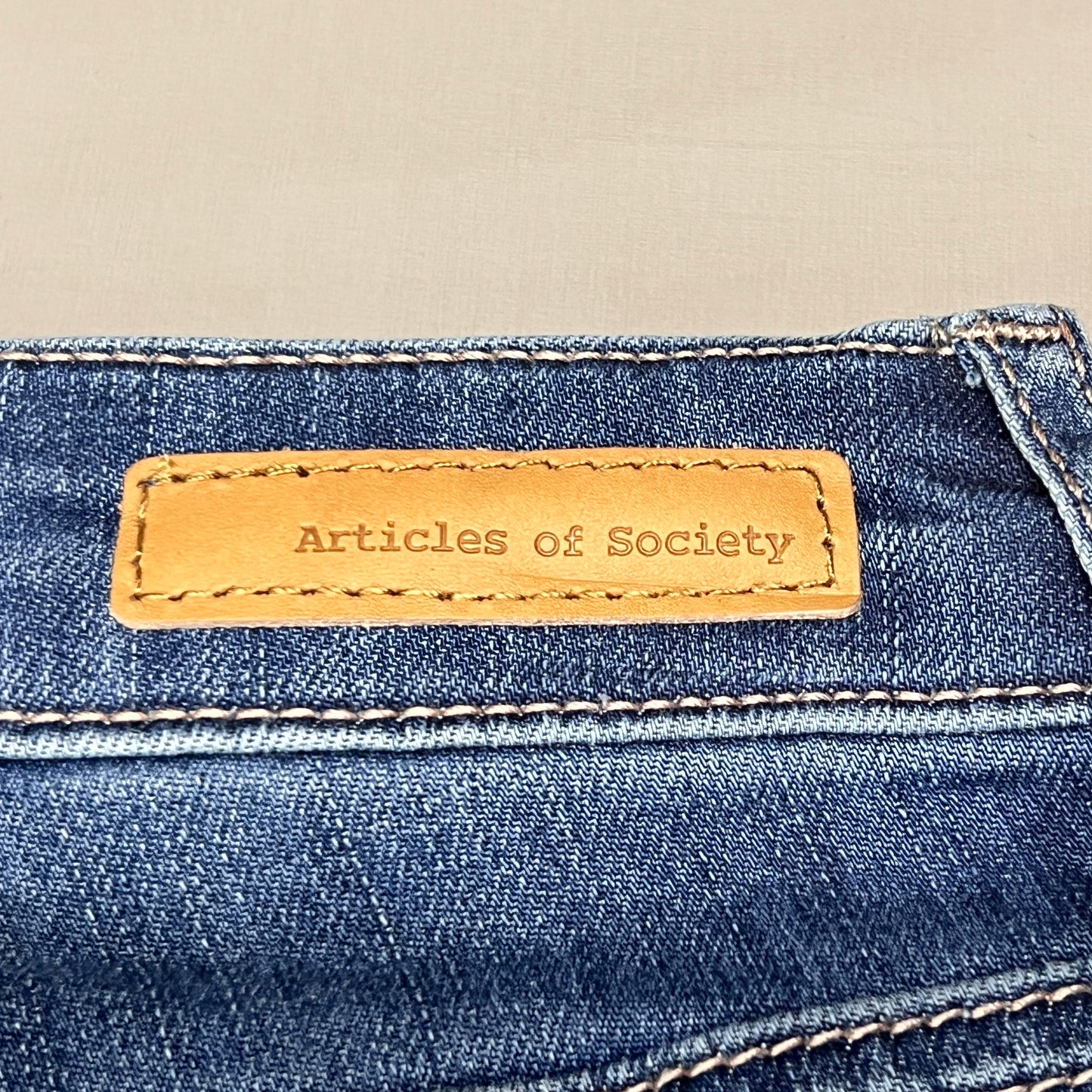 ARTICLES OF SOCIETY Pearl City Denim Jeans Women's Sz 24 Blue 4018PLV-712 (New)