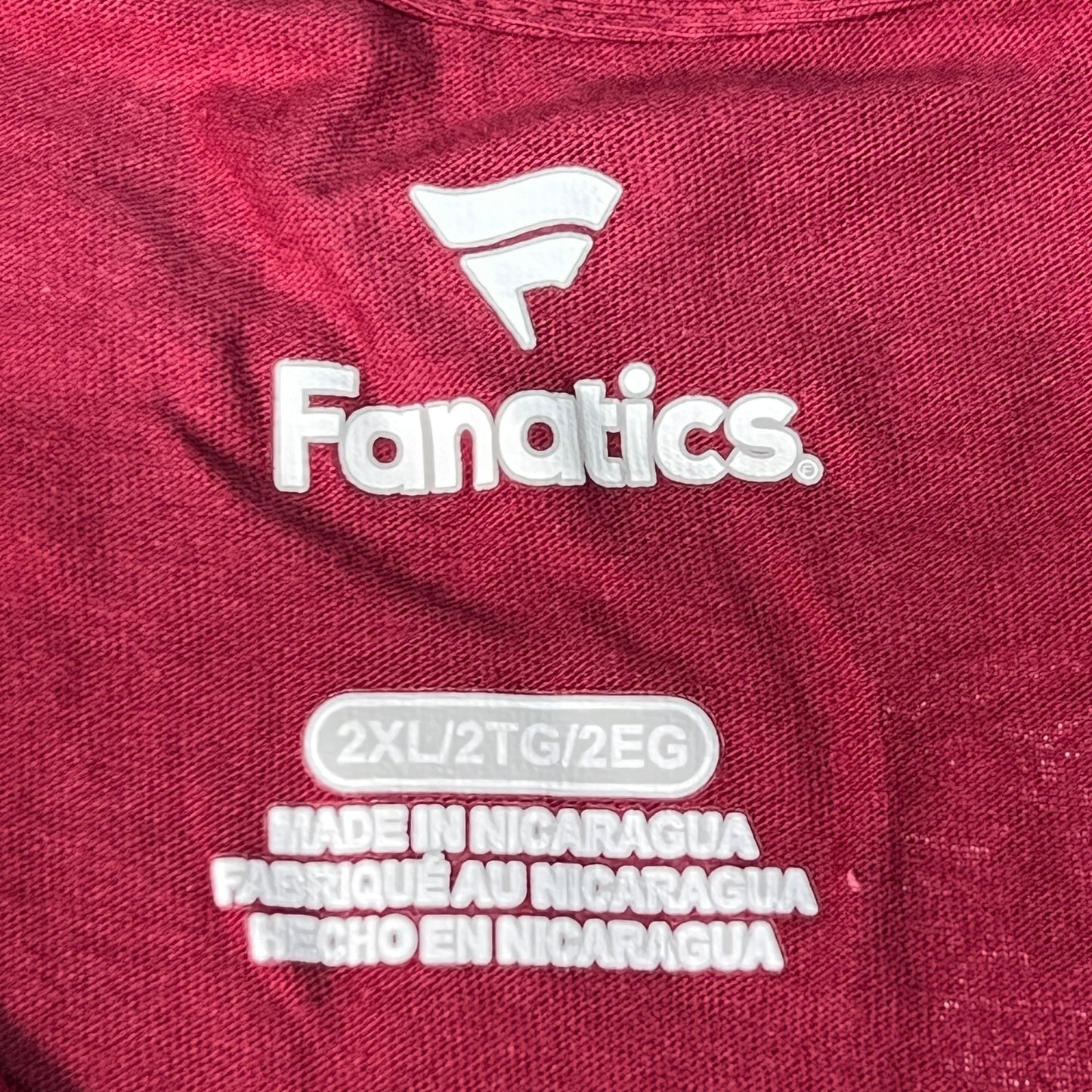 FANATICS 2022 Stanley Cup Champions Colorado Avalanche Long Sleeve T-shirt Sz 2XL Burgundy 058N SC Champs (New)