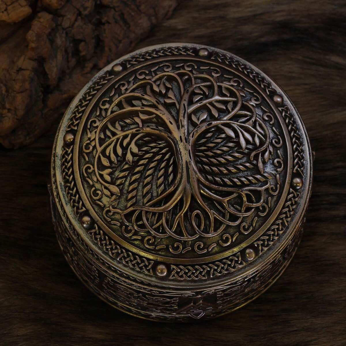 Viking Tree of Life Jewelry Box