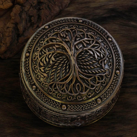 Viking Tree of Life Jewelry Box