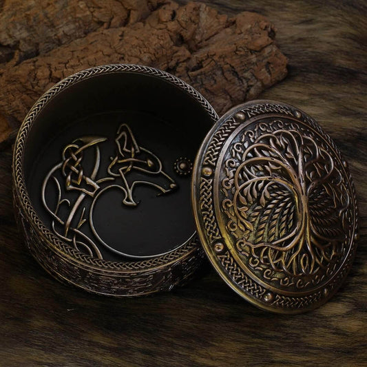 Viking Tree of Life Jewelry Box