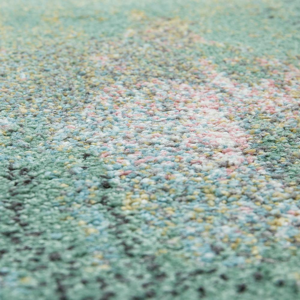 Abstract Area Rug Mero with Artful Pastel Colors
