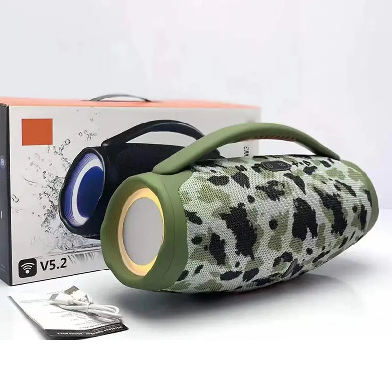 JB Outdoor Waterproof Boombox 3min LED Bluetooth Speaker