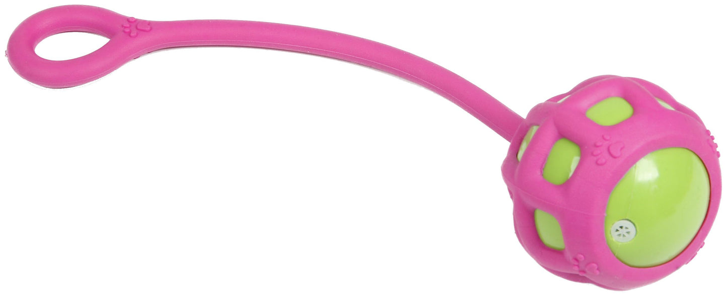 Pet Life ® 'Tug-O-Warp' Fetching Tugging and Chew Squeaking TPR Dog Toy