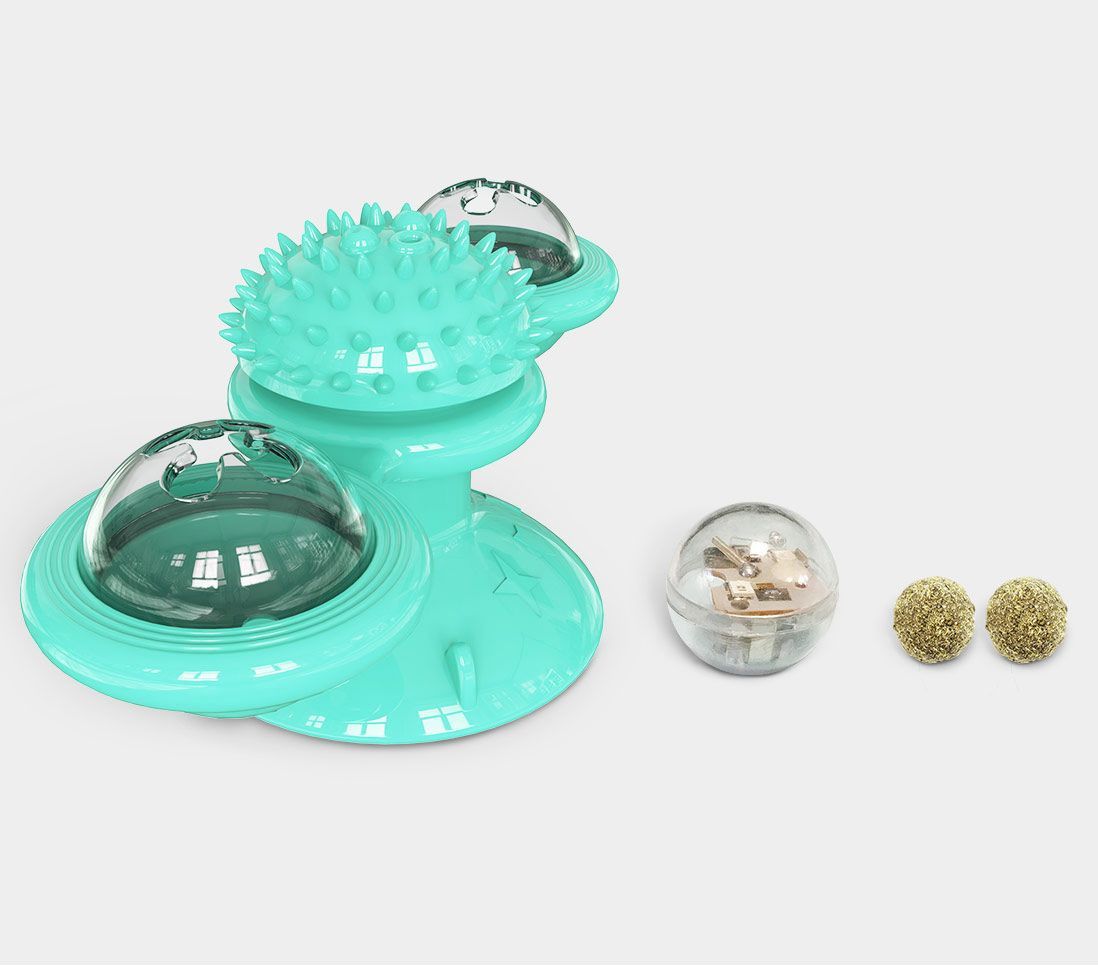 Pet Life ® 'Windmill' Rotating Suction Cup Spinning Cat Toy